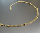 Minimalist Gold Double Chain Bracelet – Adjustable Everyday Wrist Accessory