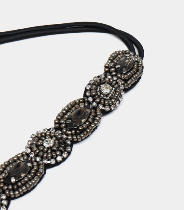Elegant Beaded Retro Bridal Headband