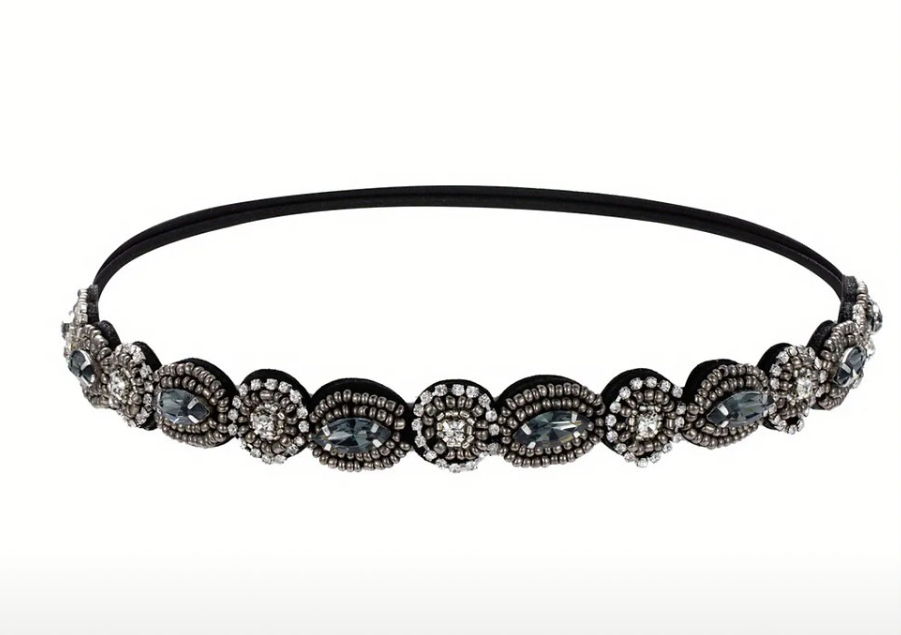 Elegant Beaded Retro Bridal Headband