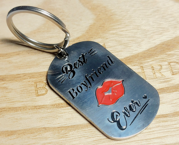 "Best Boyfriend Ever" Keychain Gift