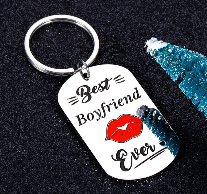 "Best Boyfriend Ever" Keychain Gift