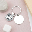 Heart & Apple Pendant Keychain - Thoughtful Gift