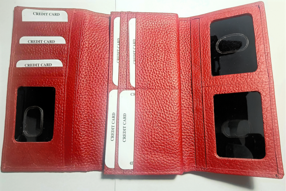 Classic Red Italian Leather Women’s Wallet