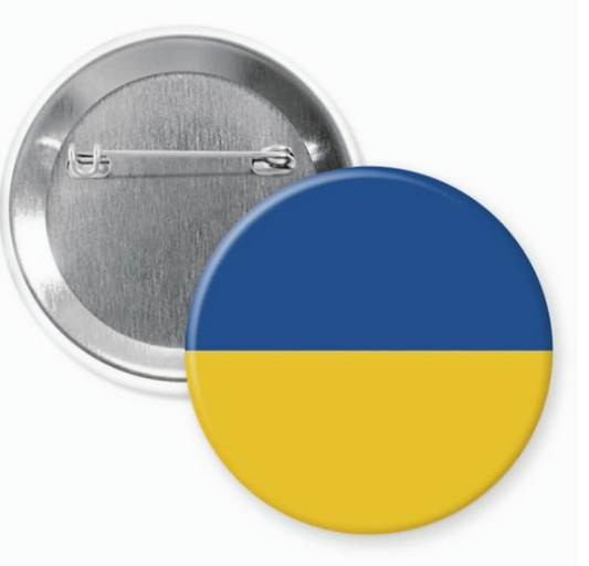 Ukrainian Flag Brooch
