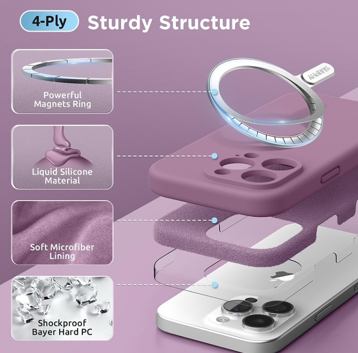 Surphy Magnetic Case for IPhone 16 Pro Max