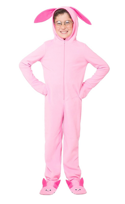 Christmas Story Kid's One Piece Bunny Sleep Pajama Footed