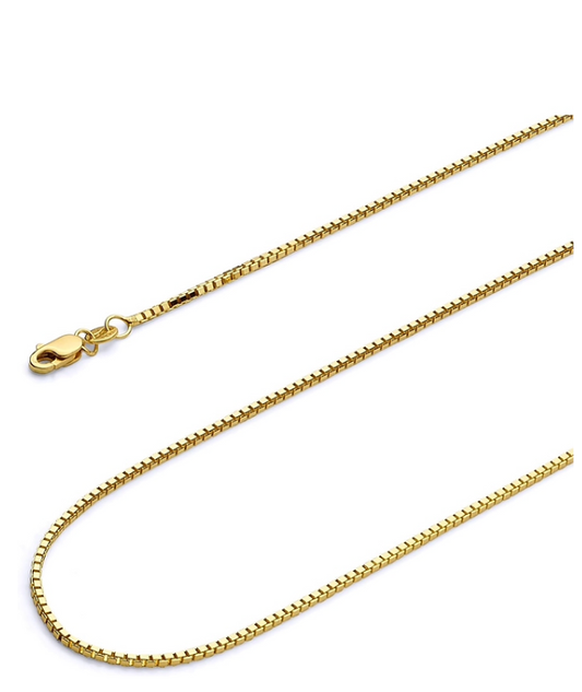 14K Yellow Gold Chain 2 mm