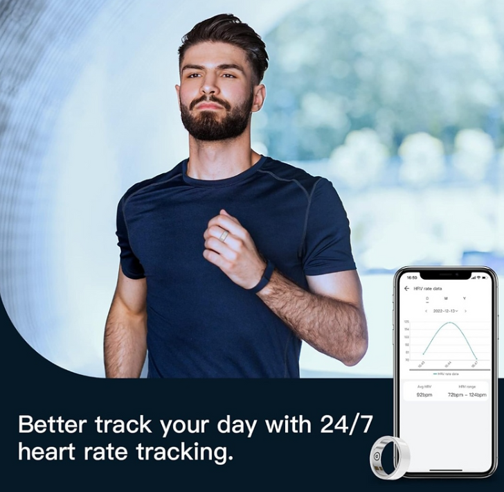 Waterproof Smart Ring Fitness Tracker – Fitiger Activity & Sleep Monitor