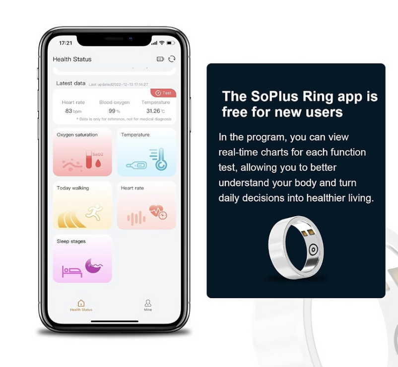 Waterproof Smart Ring Fitness Tracker – Fitiger Activity & Sleep Monitor