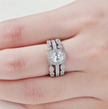 Classic 2.5 ctw Bridal Ring Set – Sparkling 925 Sterling Silver
