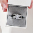 Classic 2.5 ctw Bridal Ring Set – Sparkling 925 Sterling Silver