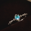 Luminous Moonstone Ring  – 925 Silver June Birthstone Jewelry