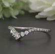Classic 2-Piece Silver Bridal Ring Set – Sparkling Elegant Wedding Bands