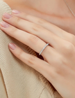 925 Sterling Silver Eternity Band – 2mm Pavé CZ Wedding Ring