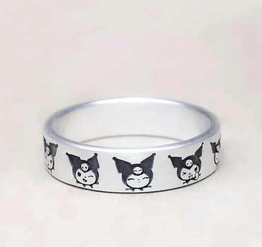 Hello Kitty Silver Plated Ring 4 mm