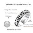 Sleek 925 Sterling Silver Meditation Ring – Timeless 5mm Fidget Jewelry