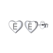 Minimalist Silver Alphabet Earring 