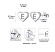 Minimalist Silver Alphabet Earring 