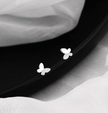 Minimalist Butterfly Stud Earrings – Cute Everyday Fairycore Jewelry