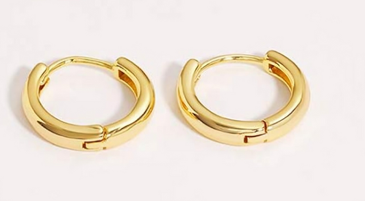 Small Hoop Sterling Silver Earrings
