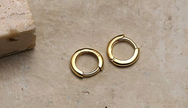 Classic Everyday 15mm Silver Hoops – Elegant 925 Sterling Silver