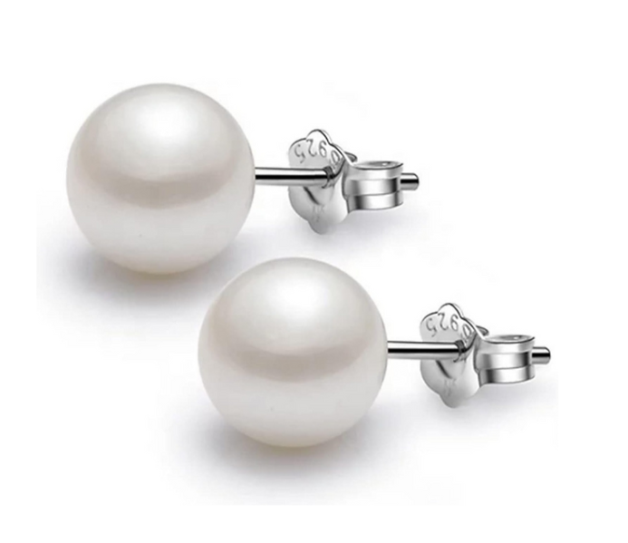 Pearl Sterling Silver Earrings