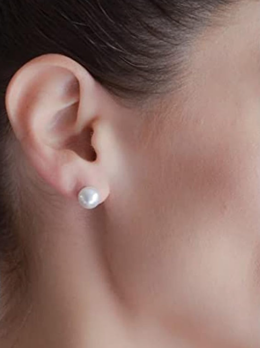 Pearl Sterling Silver Earrings