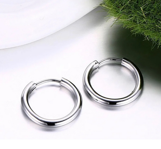 Sterling Silver Hoop Earrings