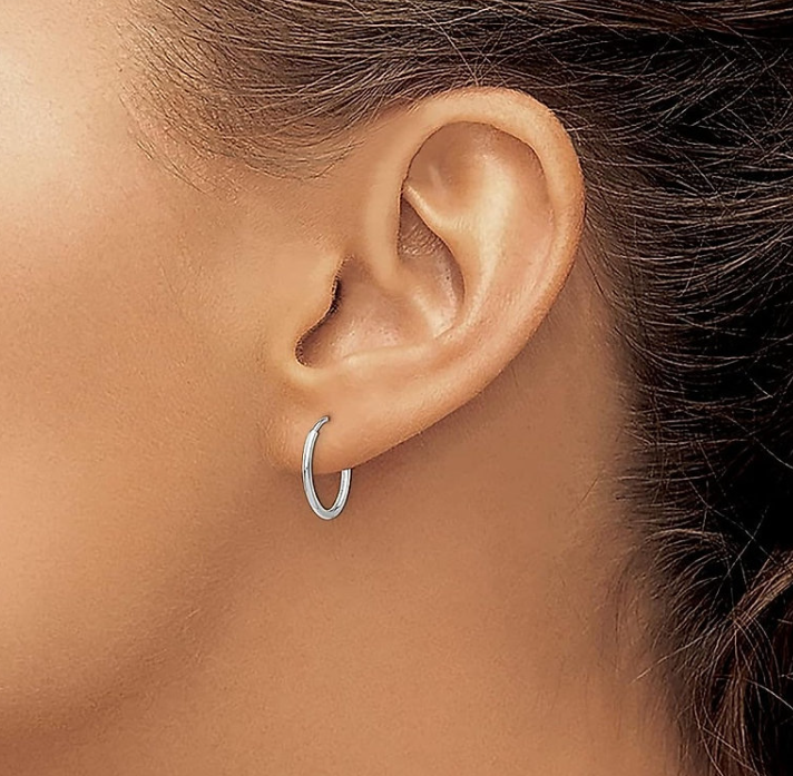 Sterling Silver Hoop Earrings