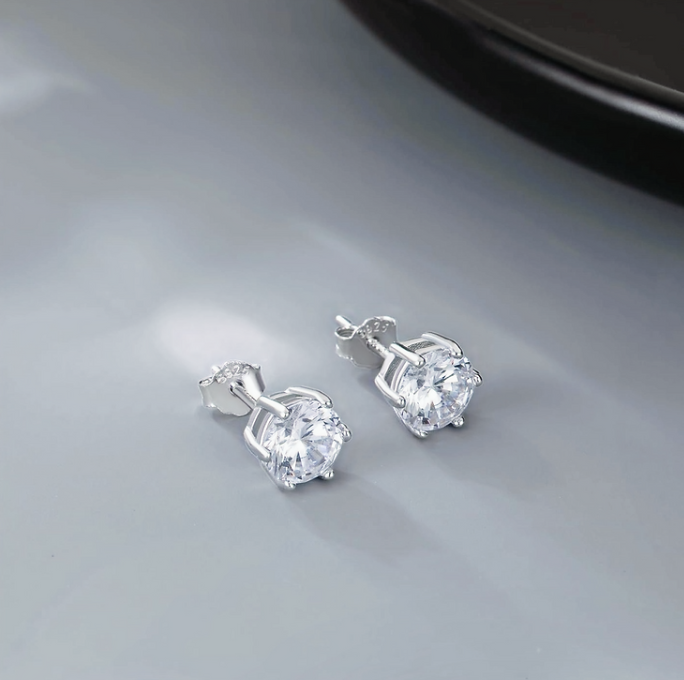 Sterling 925 Silver Stud Earrings