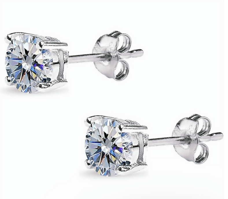 Sterling 925 Silver Stud Earrings