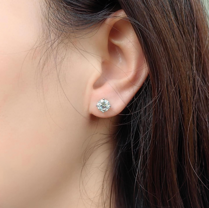 Sterling 925 Silver Stud Earrings