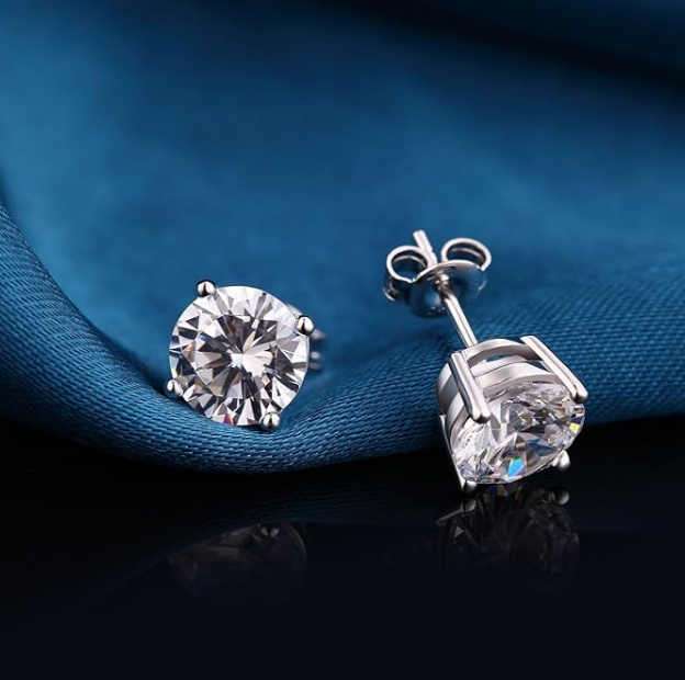 Sterlig 925 Silver Stud Earrings