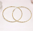 Large 70mm Gold Statement Hoops – Premium 925 Sterling Silver Base