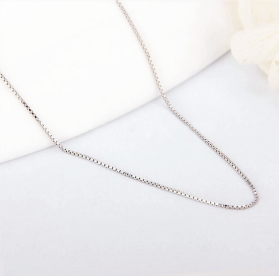 MetalSmiths Italian 925 Sterling Silver Box Chain – 46cm / 18" Fine Necklace