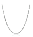 Classic Silver Singapore Chain 49cm/19