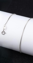 16-Inch Delicate Sterling Silver Chain – Layering Choker Necklace Base