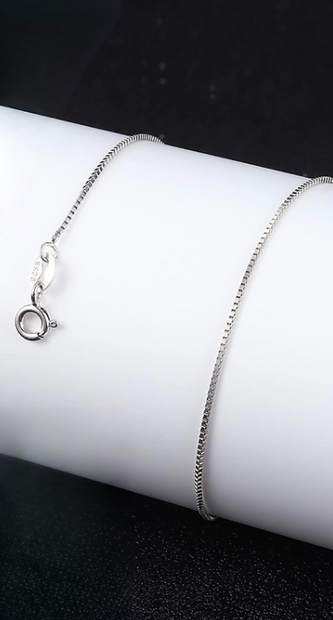 16-Inch Delicate Sterling Silver Chain – Layering Choker Necklace Base