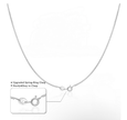 16-Inch Delicate Sterling Silver Chain – Layering Choker Necklace Base