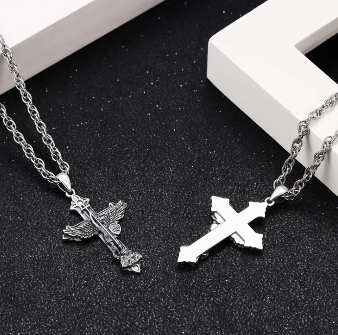 925 Sterling Silver St Michael Medal Necklace 3 mm