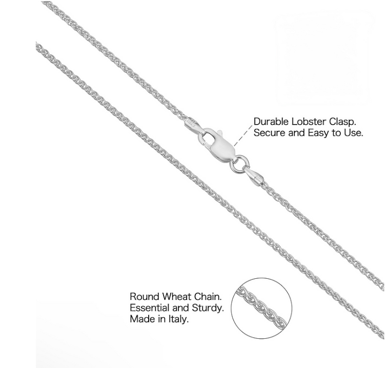 Sterling Silver Chain 1.5 mm