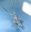Traditional Celtic Knot Cross Necklace – Elegant 21