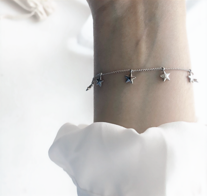 Stars Sterling 925 Silver Bracelet