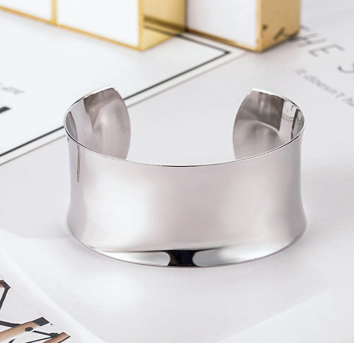 Dankadi Women's Exaggerated Open Wide Cuff Bracelet