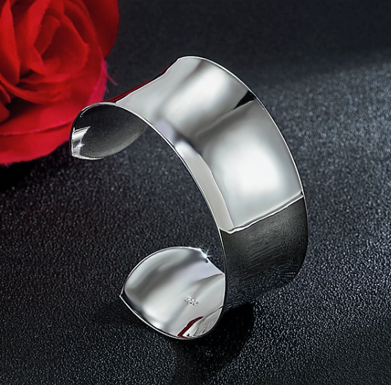 Dankadi Women's Exaggerated Open Wide Cuff Bracelet