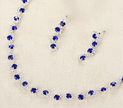 Elegant Blue Crystal Jewelry Set – Necklace & Matching Earrings