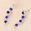 Elegant Blue Crystal Jewelry Set – Necklace & Matching Earrings