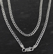 Unisex 3mm Silver Curb Chain – Premium 925 Sterling Silver 24