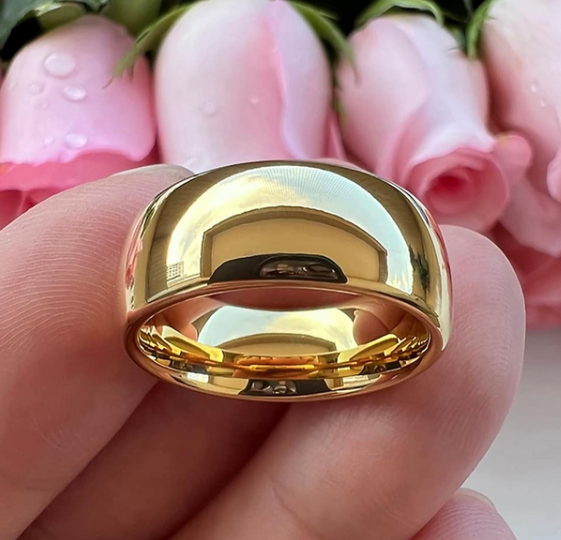 Tungsten Carbide Ring 8 mm
