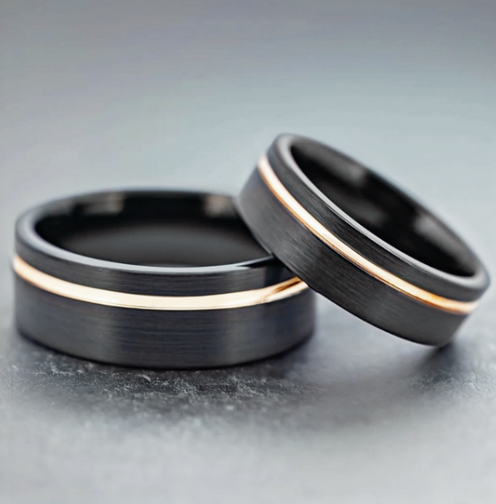 Titanium Steel Ring  4 mm